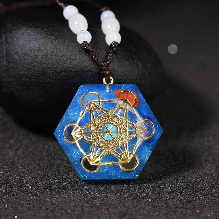 7 Orgonite Chakra Reiki Healing Energy Pendant Necklace - FengshuiGallary