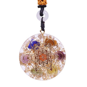 7 Orgonite Chakra Reiki Healing Pendant Necklace - FengshuiGallary