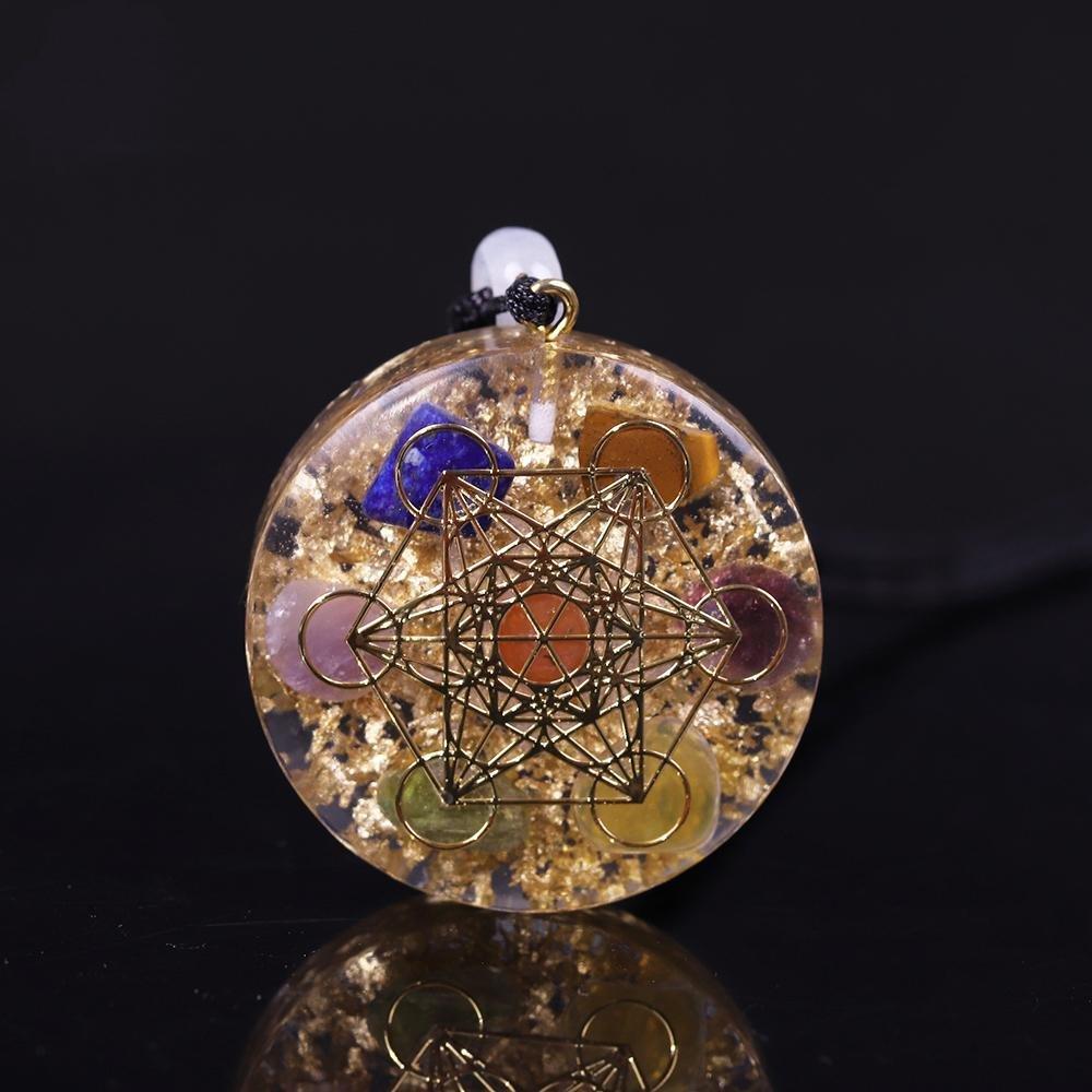 7 Orgonite Chakra Reiki Healing Pendant Necklace - FengshuiGallary