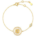 8 Pointed Star Octagram Diamond Pearl Healing Bracelet - FengshuiGallary
