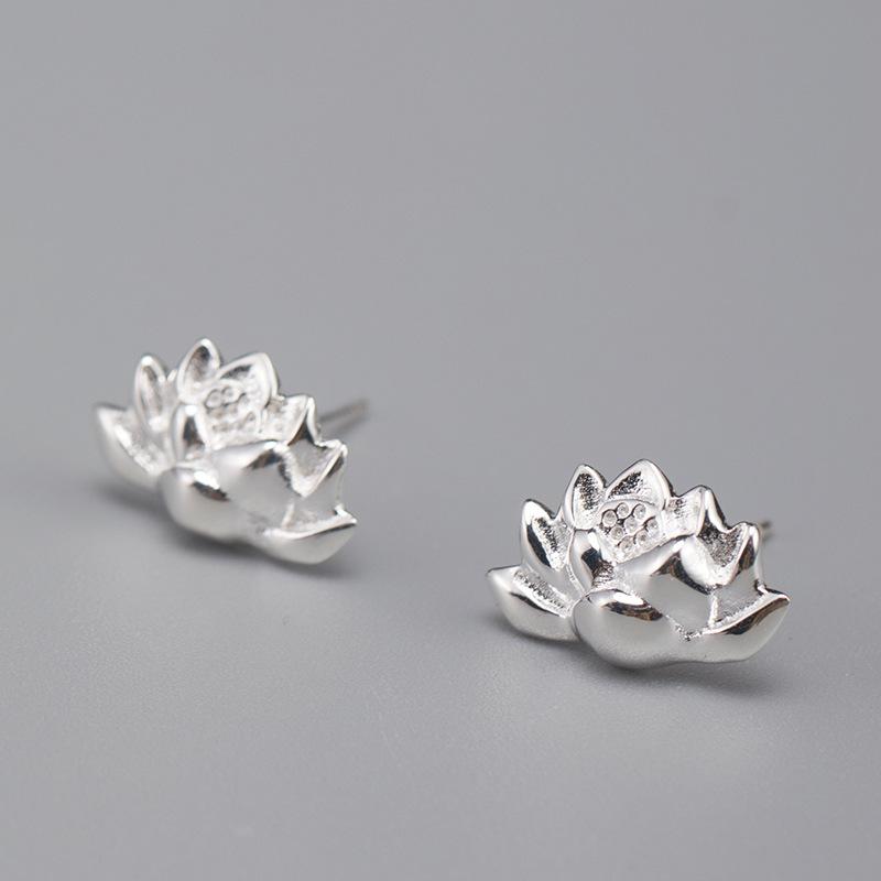925 Silver Louts Drop Lucky Earring - FengshuiGallary