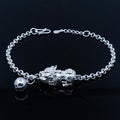 925 Silver Pixiu Wealth Bracelet - FengshuiGallary