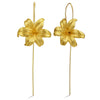 925 Silver Thrive Lily Charm Earrings - FengshuiGallary