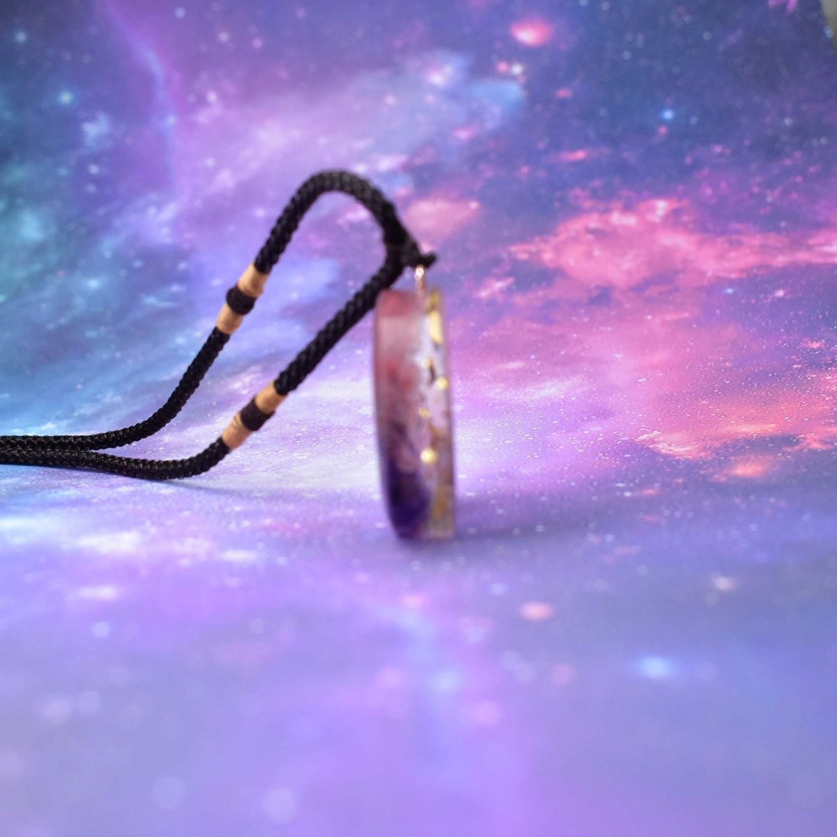 Amethyst Chakra Healing Energy Pendant - FengshuiGallary