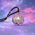 Amethyst Chakra Healing Energy Pendant - FengshuiGallary