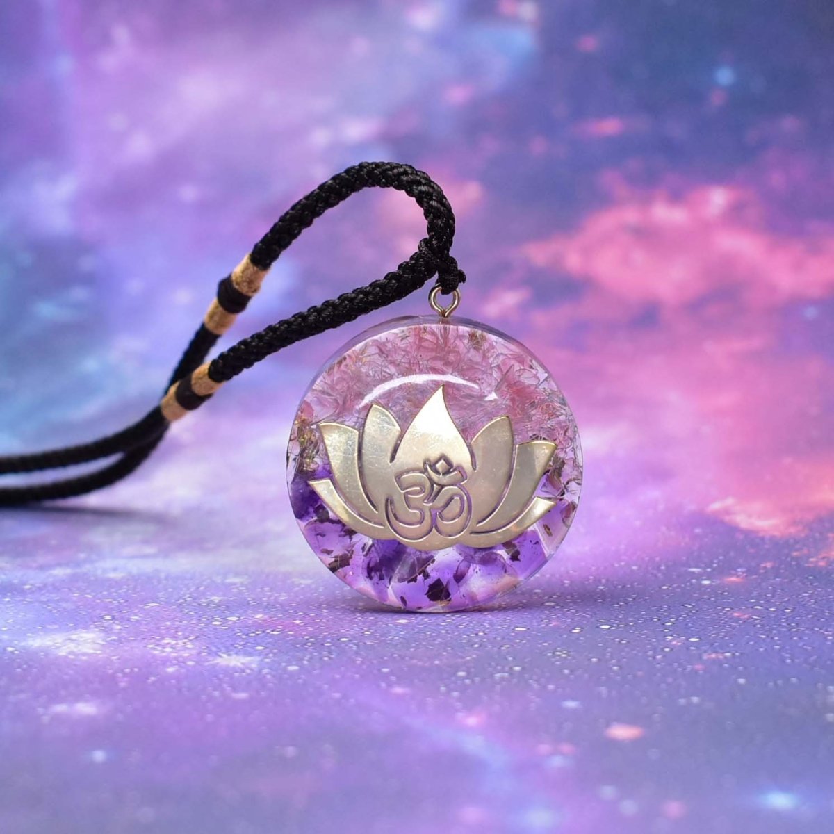 Amethyst Chakra Healing Energy Pendant - FengshuiGallary