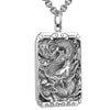 Auspicious Dragon Vintage Silver Pendant - FengshuiGallary