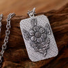 Auspicious Dragon Vintage Silver Pendant - FengshuiGallary