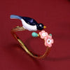 Auspicious Feng Shui Magpie Gold Necklace - FengshuiGallary