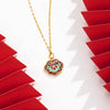 Auspicious Lotus Gold Feng Shui Lucky Pendant Necklace - FengshuiGallary