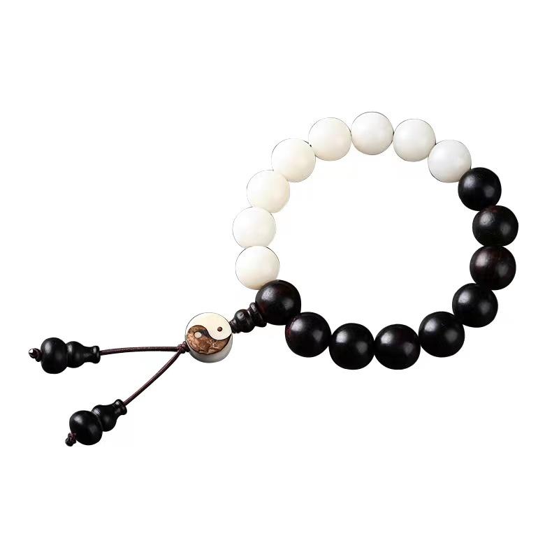 Bagua Sandal Wood Beads Protection Bracelet - FengshuiGallary