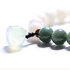 Bodhi Root Bracelet-Green Agate Lotus Jade Bead - FengshuiGallary