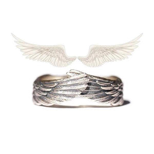 Brave Wing Vintag Silver Ring - FengshuiGallary