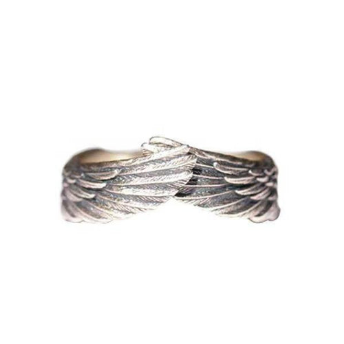 Brave Wing Vintag Silver Ring - FengshuiGallary