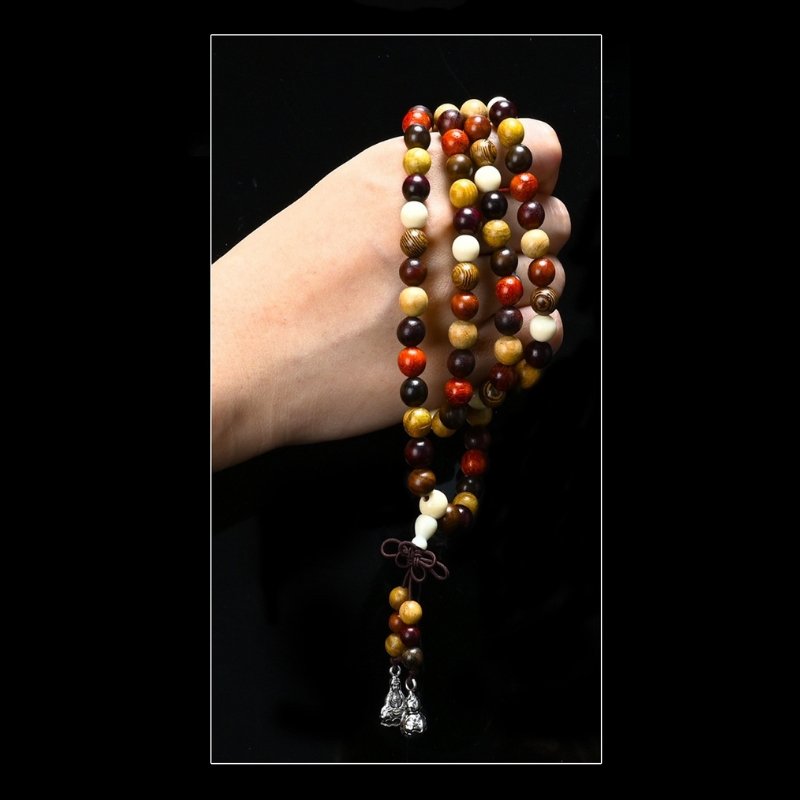 Calabash Agarwood Mala 108 Beads Bracelet - FengshuiGallary