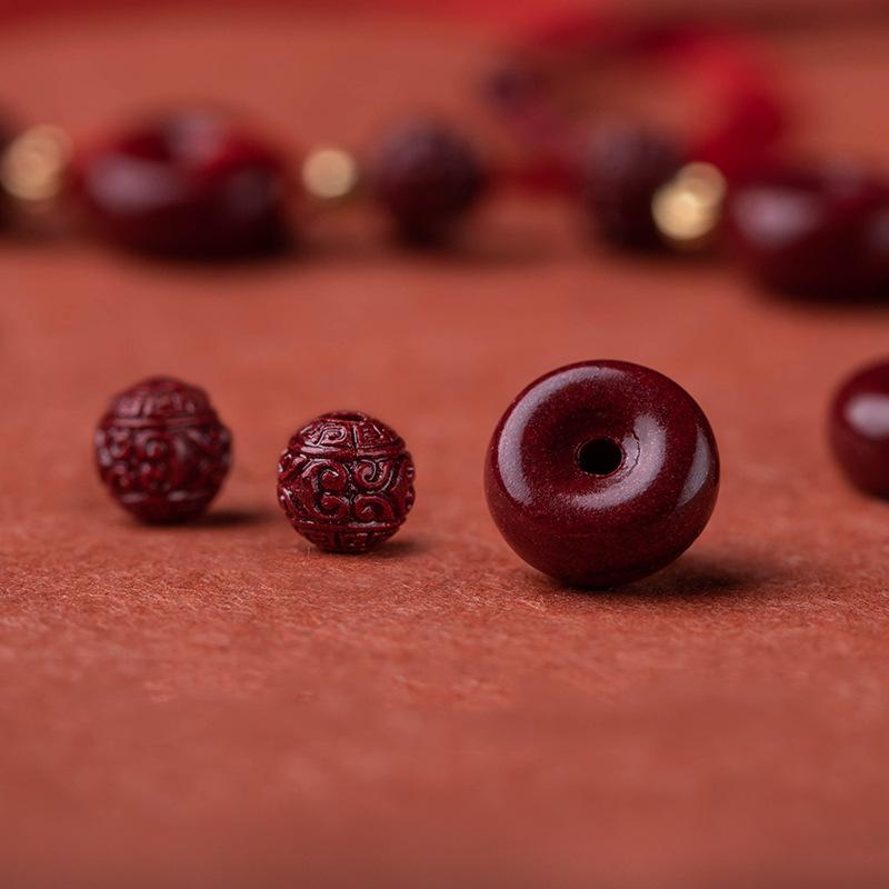 Cinnabar Anklet-Red String Bodhi Beads - FengshuiGallary