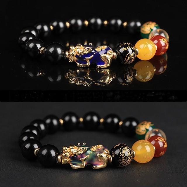 Color Changing Pixiu God Of Wealth Bracelet - FengshuiGallary