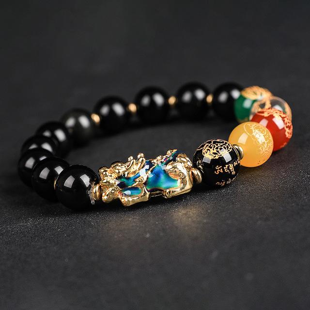 Color Changing Pixiu God Of Wealth Bracelet - FengshuiGallary