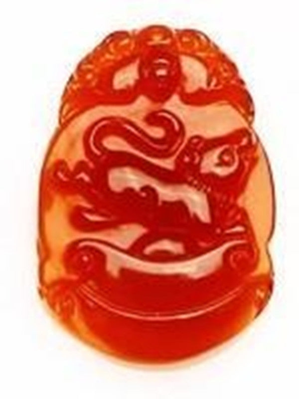 Natural Red Agate 12 Chinese Zodiac Pendant - FengshuiGallary