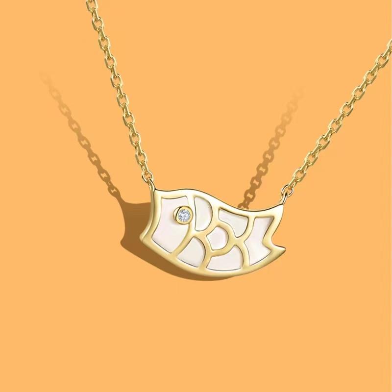 Divine Prosperity Koi Fish 925 Silver Pendant Necklace - FengshuiGallary