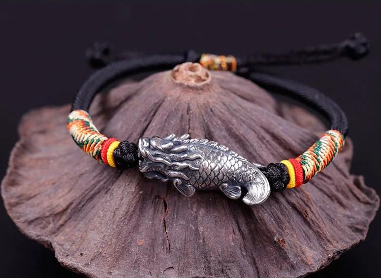 Dragon Fish String Wealth Bracelet - FengshuiGallary