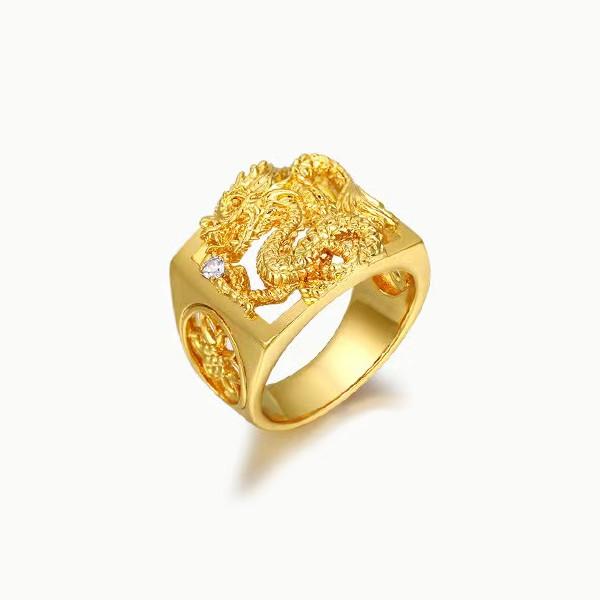 Dragon Ring-Zirconia Crystal - FengshuiGallary