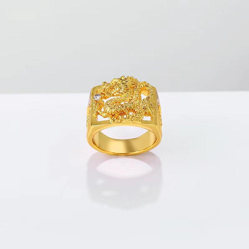 Dragon Ring-Zirconia Crystal - FengshuiGallary