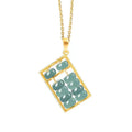 Feng Shui Abacus Jade Pendant Necklace - FengshuiGallary