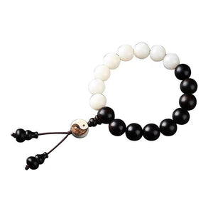 Feng Shui Bagua Sandal Wood Beads Protection Bracelet - FengshuiGallary