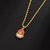 Feng Shui Blessing Calabash Gold Pendant Necklace - FengshuiGallary