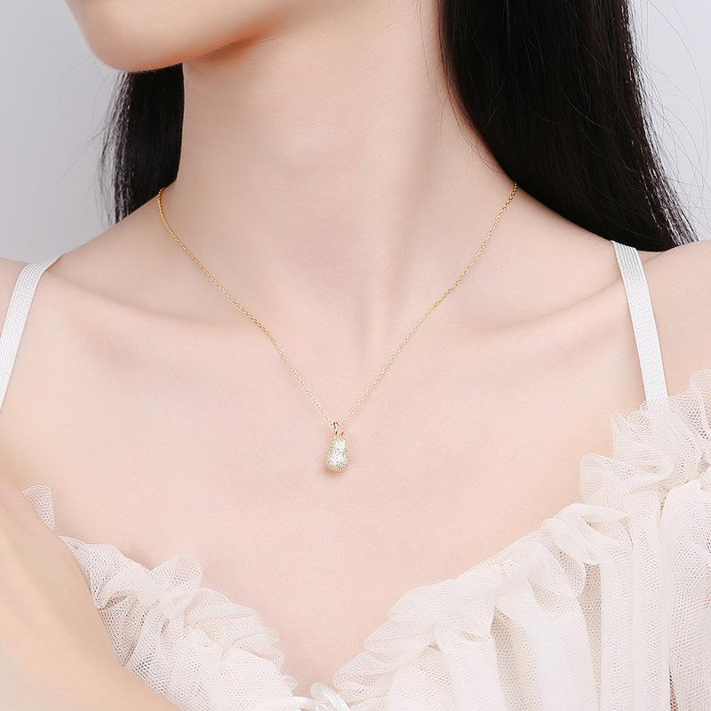 Feng Shui Calabash Moonstone Healing Pendant Necklace - FengshuiGallary
