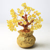 Feng Shui Citrine Money Tree Crystal Wealth Ornaments - FengshuiGallary