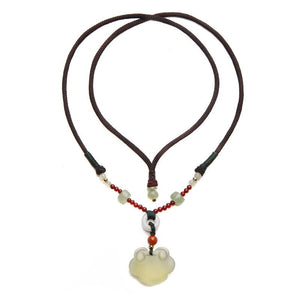 Feng Shui Clouds Green Jade Wealth Pendant - FengshuiGallary