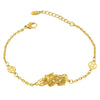 Feng Shui Coin Gold Pixiu Wealth Bracelet - FengshuiGallary