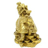 Feng Shui Dragon Turtle Lucky Brass Statue - FengshuiGallary