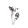 Feng Shui Fox Silver Protection Ring - FengshuiGallary