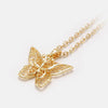 Feng Shui Gold Butterfly Charm Pendant Necklace - FengshuiGallary
