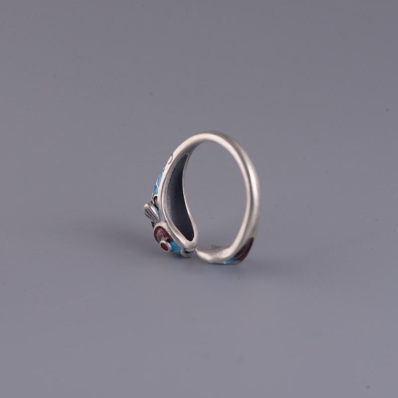 Feng Shui Koi Fish Wealth Silver Ring - FengshuiGallary