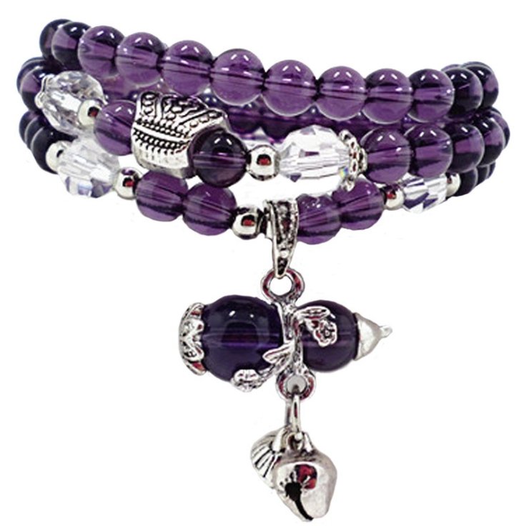 Feng Shui Natural Amethyst Wealth Bracelet - FengshuiGallary