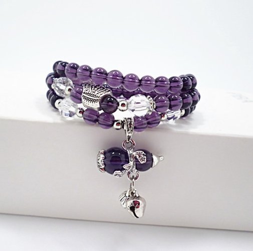 Feng Shui Natural Amethyst Wealth Bracelet - FengshuiGallary