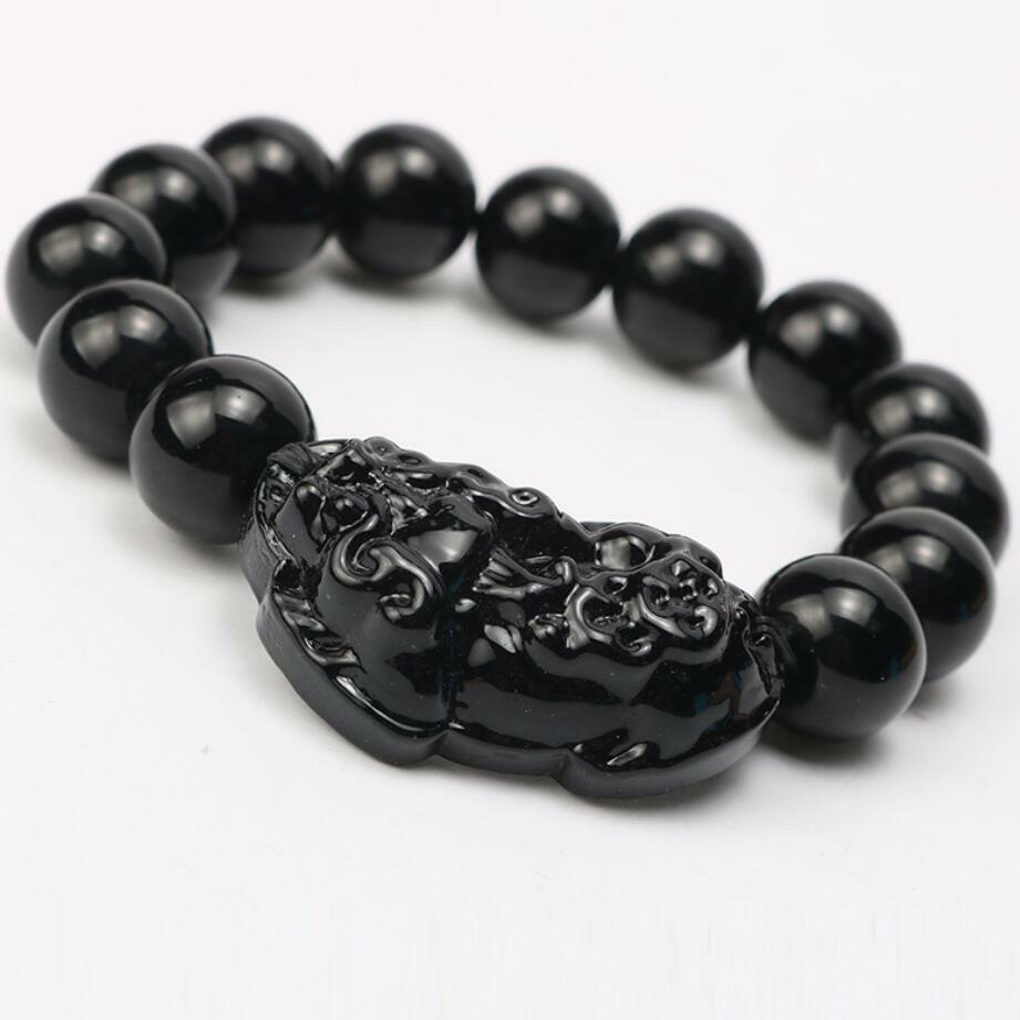 Feng Shui Pi Xiu Black Obsidian Bracelet - FengshuiGallary