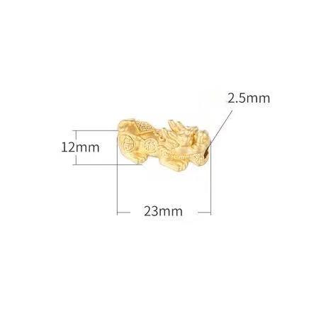 Feng Shui Pixiu Gold Plated 999 Silver Wealth Bracelet - FengshuiGallary