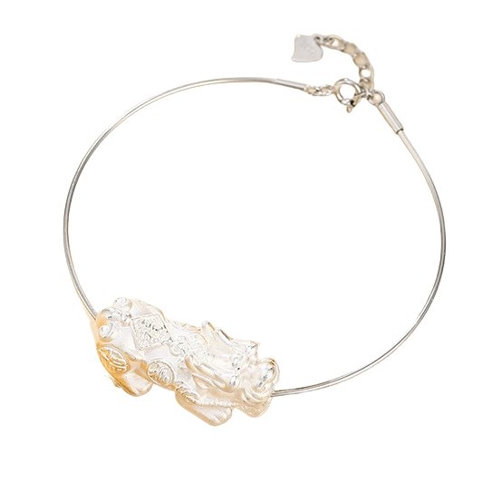Feng Shui Pixiu Gold Plated 999 Silver Wealth Bracelet - FengshuiGallary