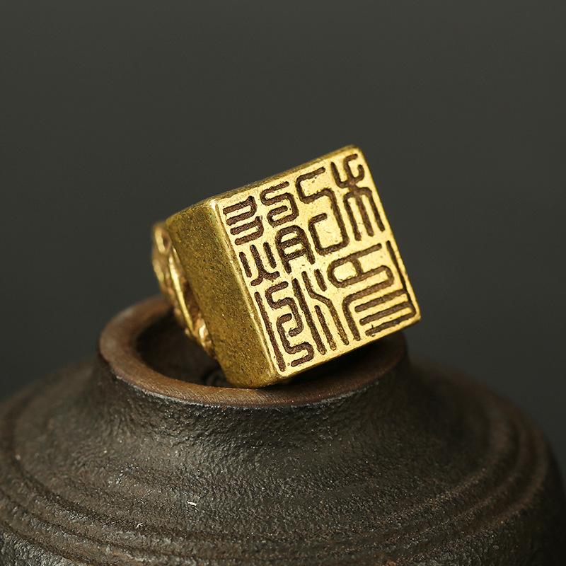 Feng Shui Turtle Lucky Brass Key Pendant - FengshuiGallary