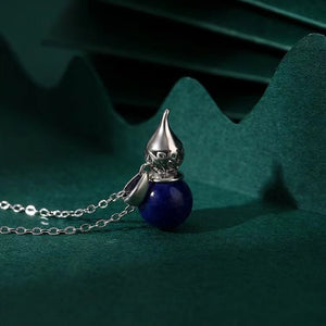Fengshui Calabash Lapis Lazuli Pendant Necklace - FengshuiGallary