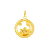 Fengshui Gold Lotus Lucky Pendant Necklace - FengshuiGallary