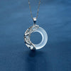 Fengshui Koi Fish Moonstone 925 Silver Pendant Necklace - FengshuiGallary