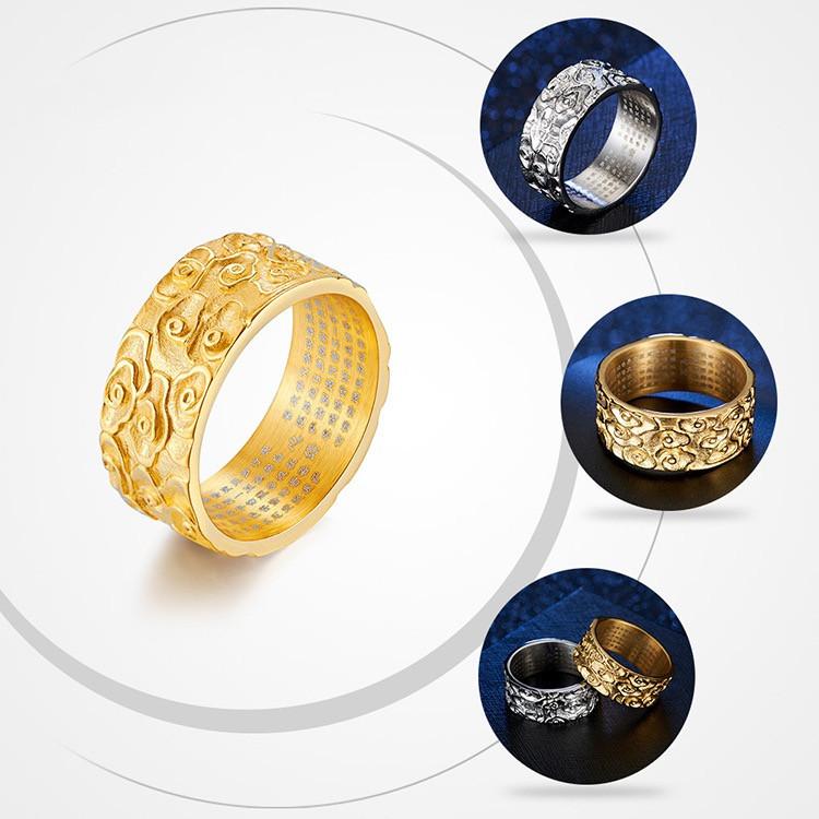 Fengshui Mantra Six Words Wealth Ring - FengshuiGallary