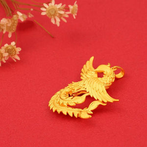 Fengshui Phoenix lucky Pendant Necklace - FengshuiGallary