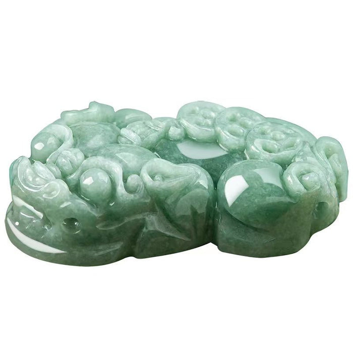 Fengshui Pixiu Lucky Pendant-Grade A Natural Jade - FengshuiGallary
